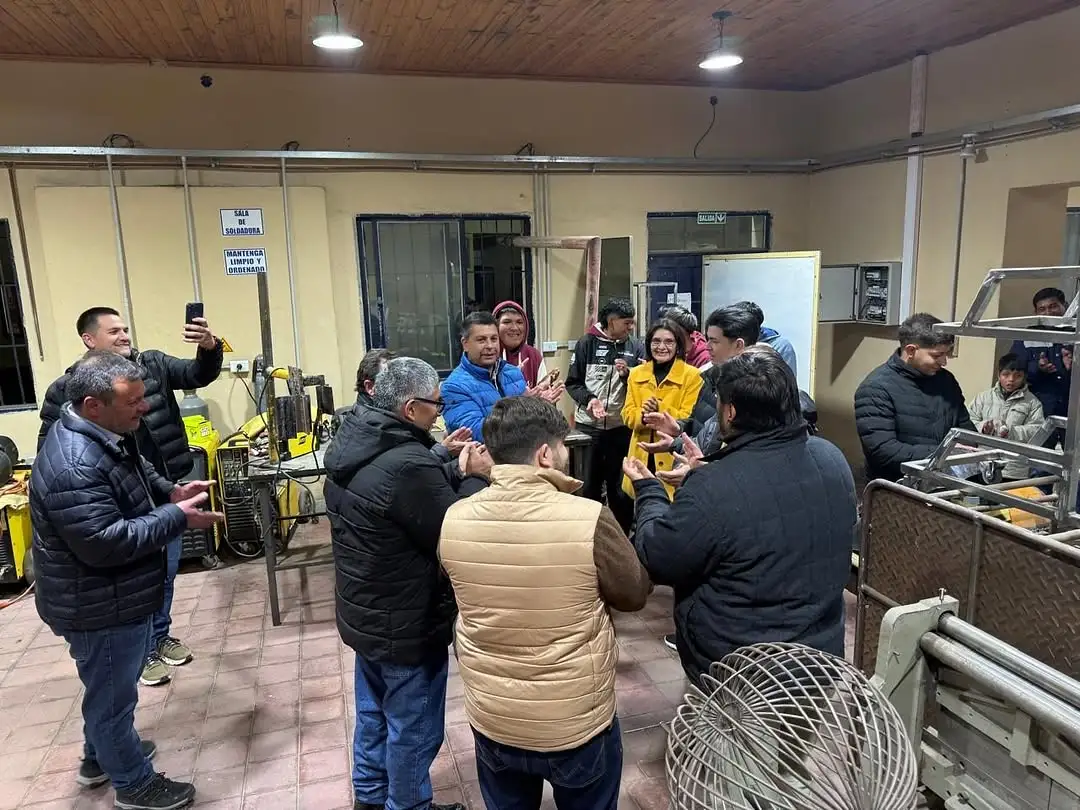 Una empresa proveedora financió obras en la escuela técnica de San José